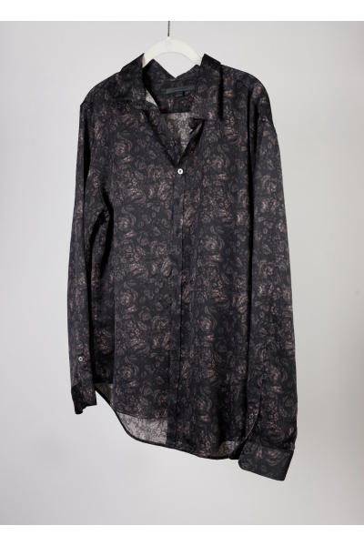 John Varvatos Purple Men’s Paisly Dress Shirt